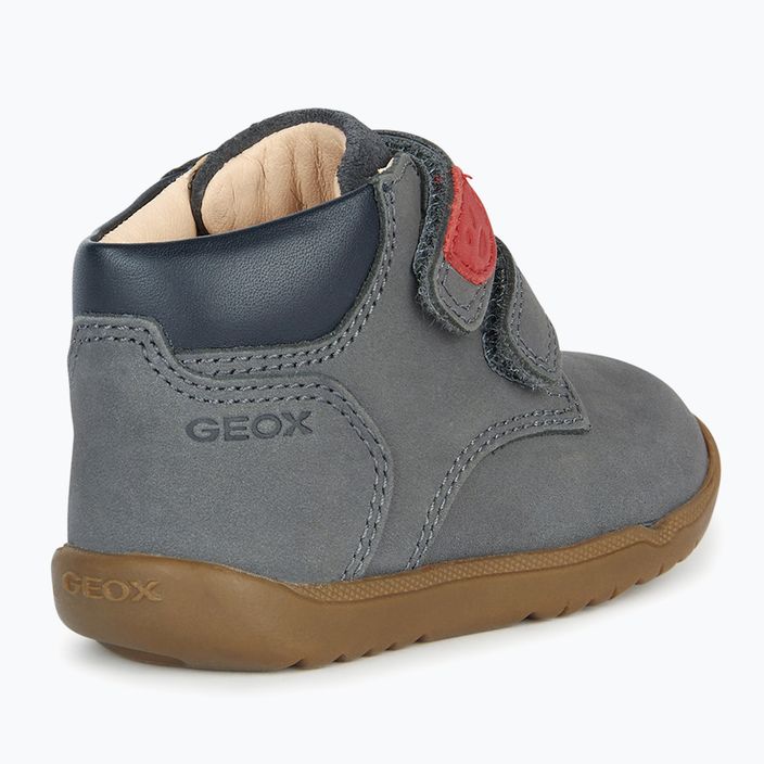 Geox Macchia ανθρακί παιδικά παπούτσια 10