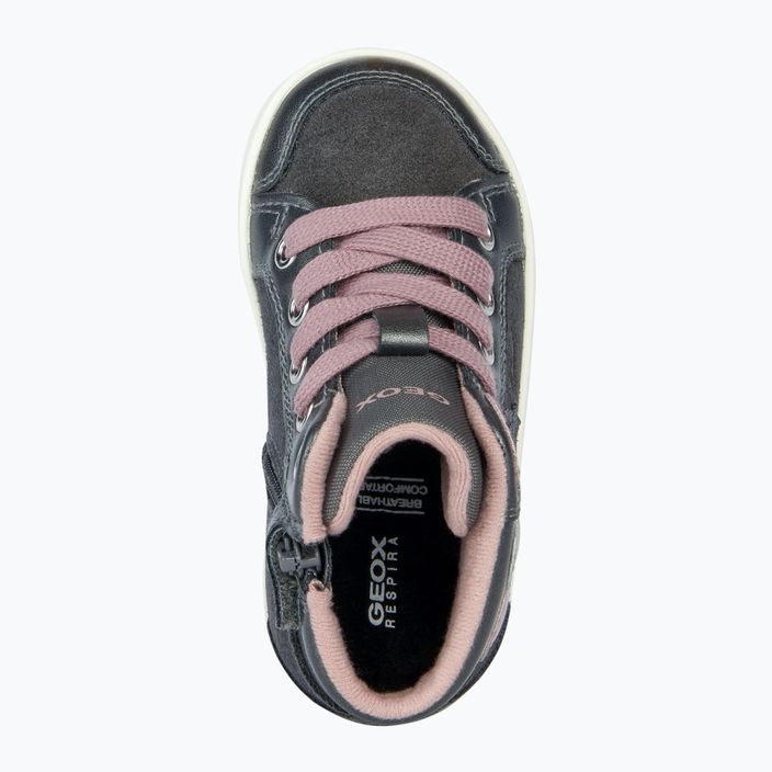 Geox Kilwi παιδικά παπούτσια σκούρο γκρι/σκούρο ροζ 12