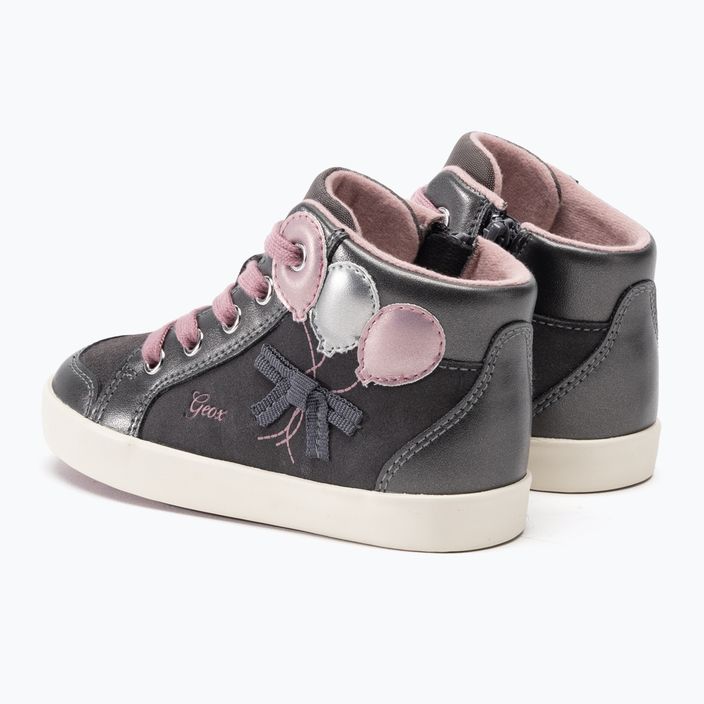 Geox Kilwi παιδικά παπούτσια σκούρο γκρι/σκούρο ροζ 3