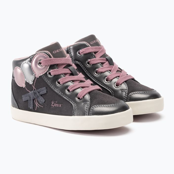 Geox Kilwi παιδικά παπούτσια σκούρο γκρι/σκούρο ροζ 4