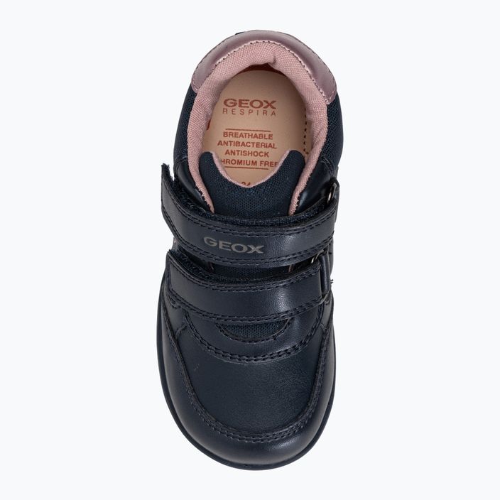 Geox Elthan navy/dark pink παιδικά παπούτσια 6