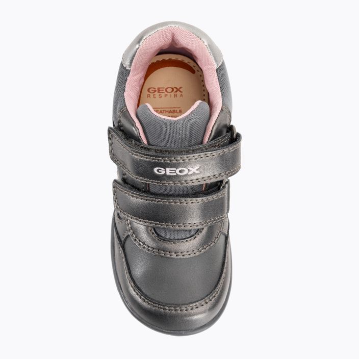 Geox Elthan σκούρο γκρι/σκούρο ασημί παιδικά παπούτσια 6