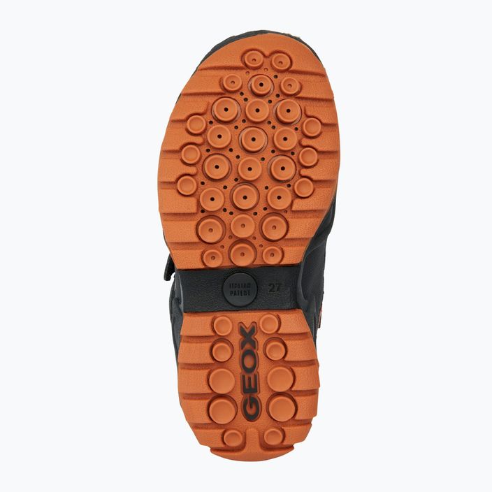 Geox New Savage Abx junior παπούτσια μαύρο/σκούρο πορτοκαλί 12