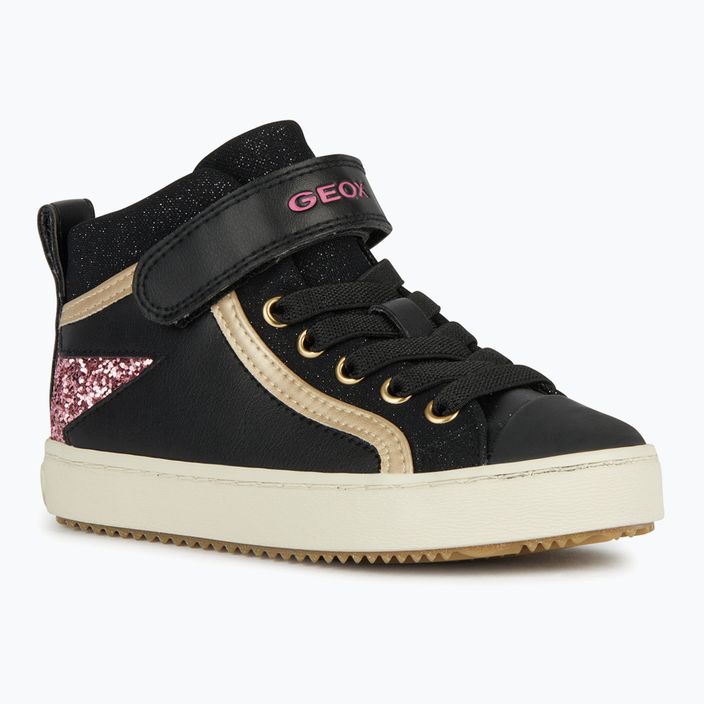 Geox Kalispera μαύρο/σκούρο ροζ παιδικά παπούτσια 7