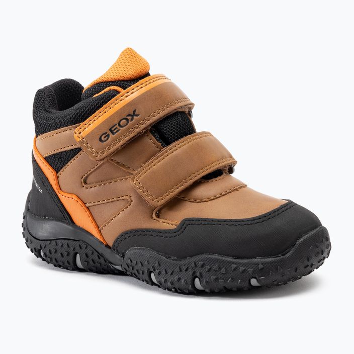 Geox Baltic Abx καπνός/πορτοκαλί παιδικά παπούτσια