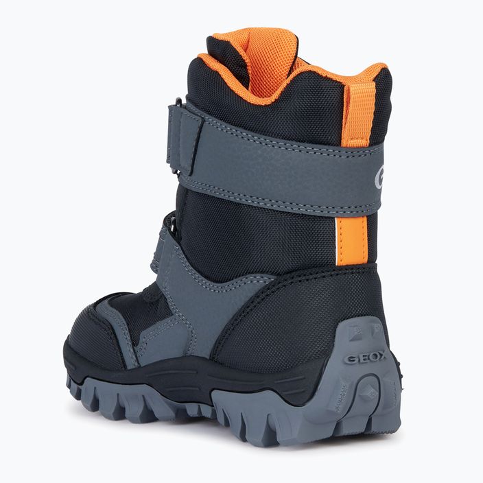 Geox Himalaya Abx junior παπούτσια μαύρο/πορτοκαλί 9