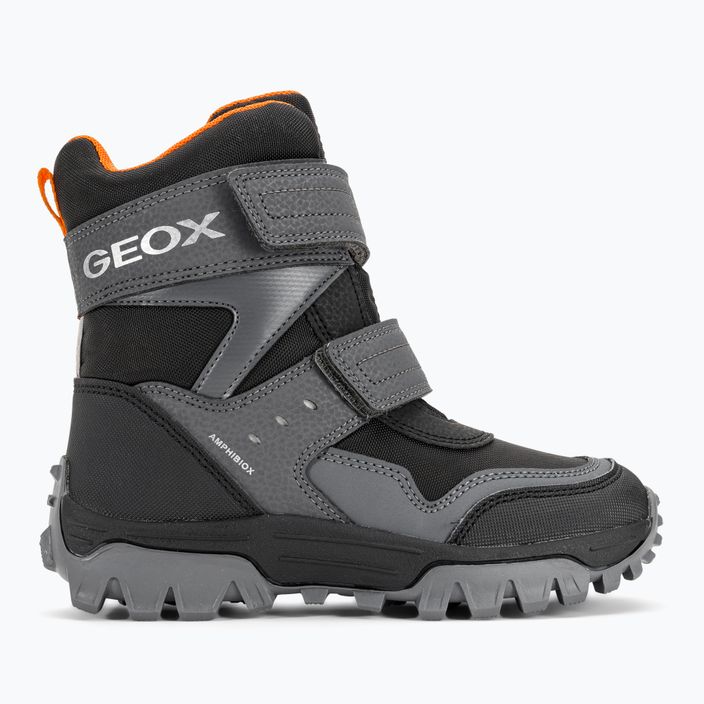 Geox Himalaya Abx junior παπούτσια μαύρο/πορτοκαλί 2