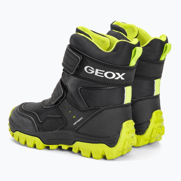 Geox Himalaya Abx junior παπούτσια μαύρο/ανοιχτό πράσινο 3