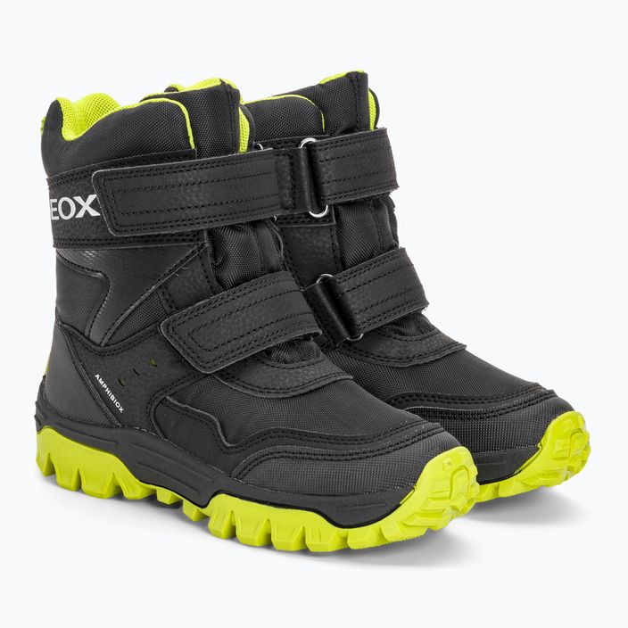 Geox Himalaya Abx junior παπούτσια μαύρο/ανοιχτό πράσινο 4