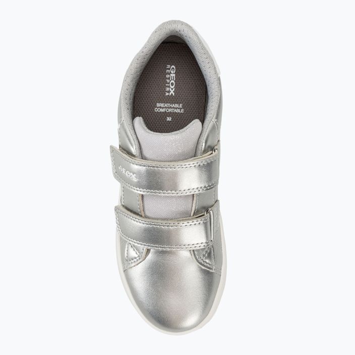 Geox Eclyper silver junior παπούτσια 5
