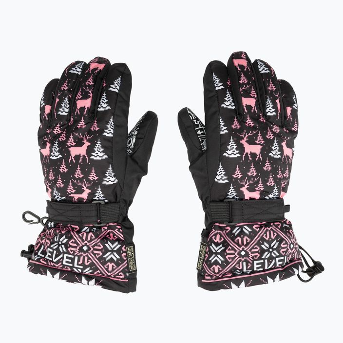 Level Junior ninja ροζ παιδικά γάντια του σκι 3