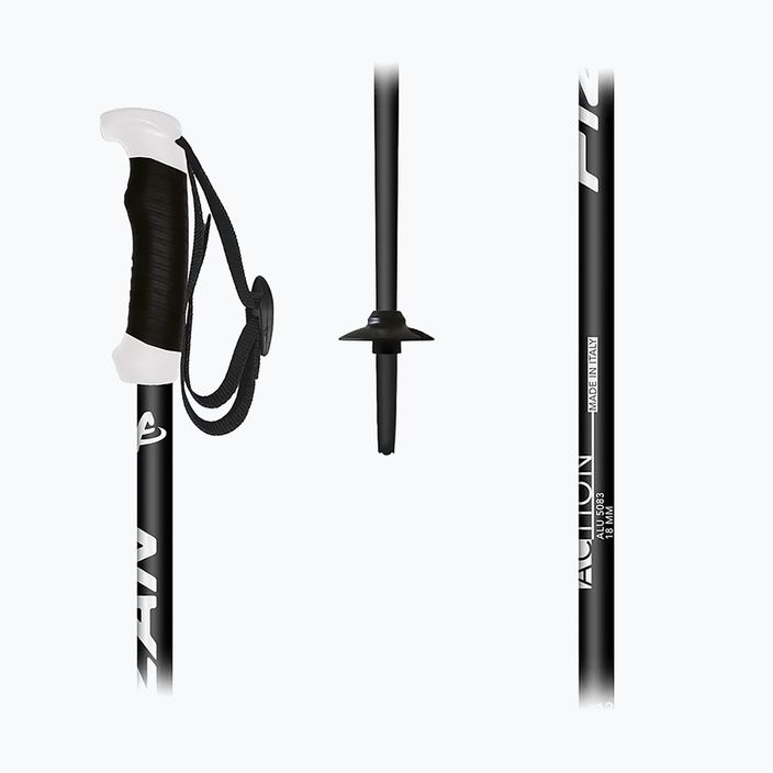 Fizan Action Pro σκι στύλοι μαύρο 5