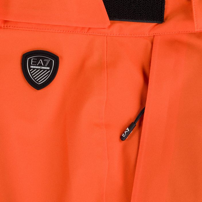 EA7 Emporio Armani ανδρικό παντελόνι σκι Pantaloni 6RPP27 fluo orange 5