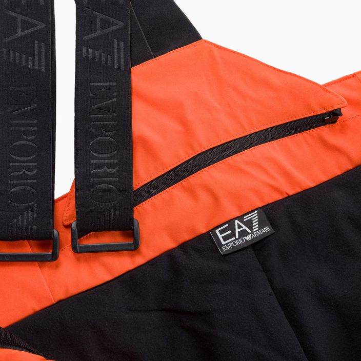 EA7 Emporio Armani ανδρικό παντελόνι σκι Pantaloni 6RPP27 fluo orange 7