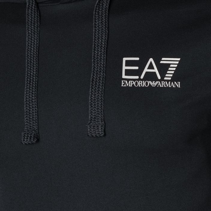 Ανδρικό EA7 Emporio Armani Train Logo Series Hoodie Extended Logo Coft night blue/white logo sweatshirt 3