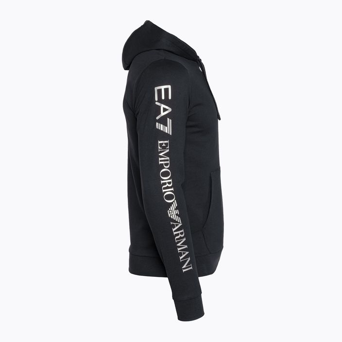 Ανδρικό EA7 Emporio Armani Train Logo Series Hoodie Extended Logo Coft night blue/white logo sweatshirt 4