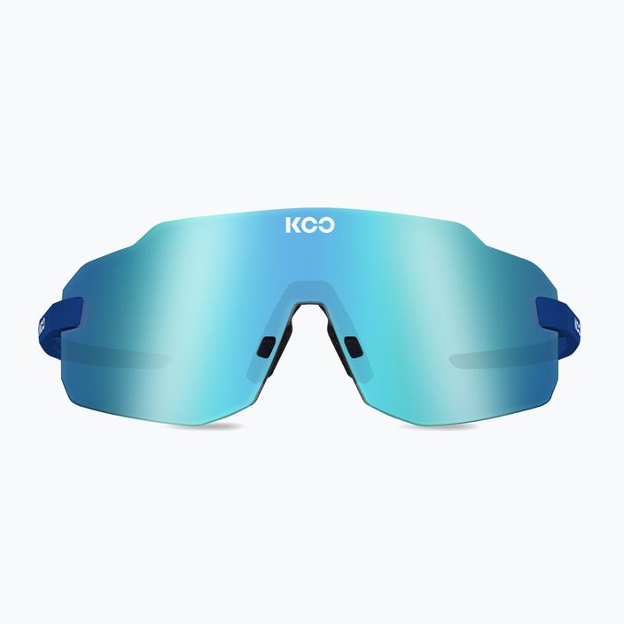 Koo Supernova μπλε ματ/τυρκουάζ γυαλιά ηλίου με καθρέφτη 2