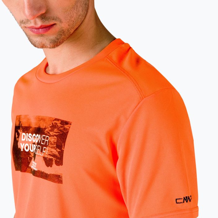 CMP ανδρικό πουκάμισο πεζοπορίας πορτοκαλί 30T5057/C706 4