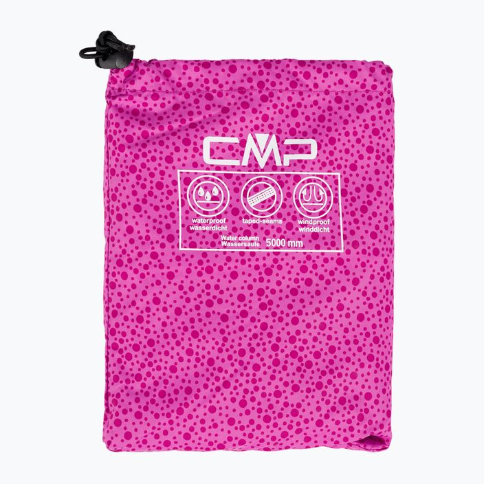 CMP Rain Fix παιδικό μπουφάν βροχής σκούρο ροζ 31X7295/H786 6