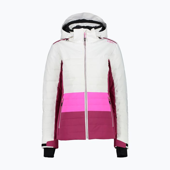 Γυναικείο μπουφάν σκι CMP ροζ και λευκό 31W0226/A001 12