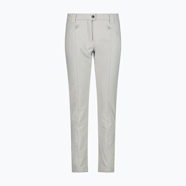 Γυναικείο softshell παντελόνι CMP Long λευκό 3A11266/A219