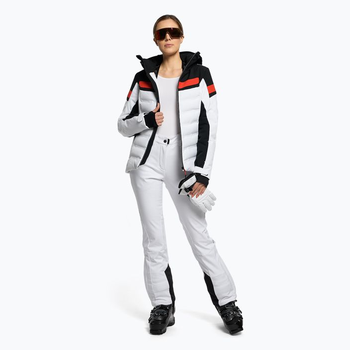 Γυναικείο μπουφάν σκι CMP λευκό 31W0166/A001 2