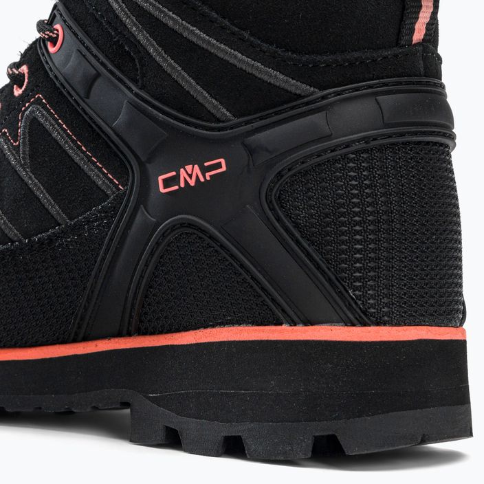 Γυναικείες μπότες πεζοπορίας CMP Moon Mid μαύρο 31Q4796 10