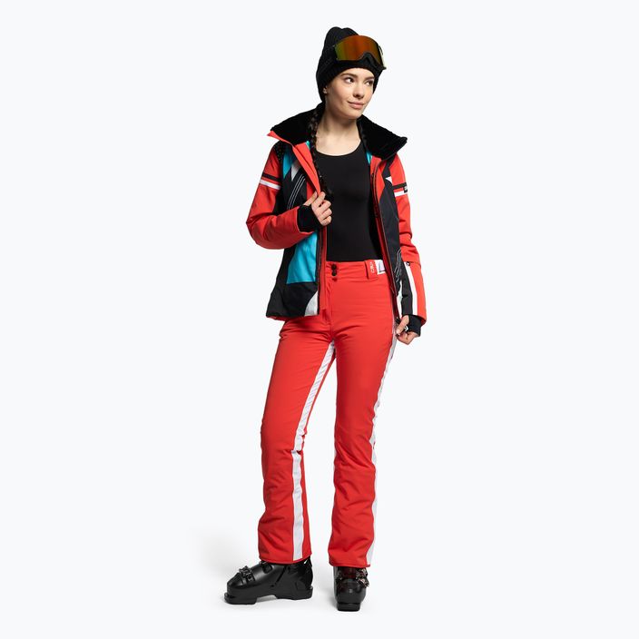 Γυναικείο παντελόνι σκι CMP κόκκινο 30W0806/C827 2