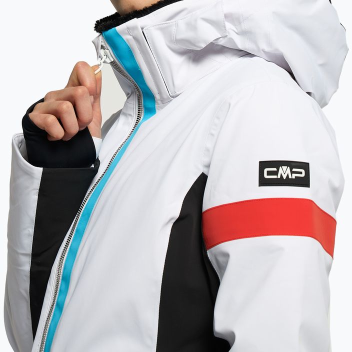 Γυναικείο μπουφάν σκι CMP λευκό 31W0006A/A001 6