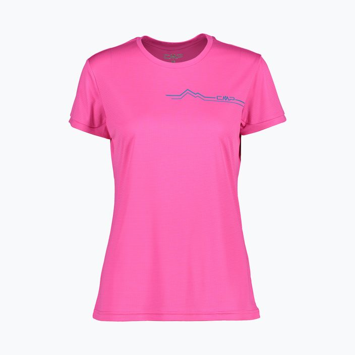Γυναικείο t-shirt trekking της CMP ροζ 32T6046/H924