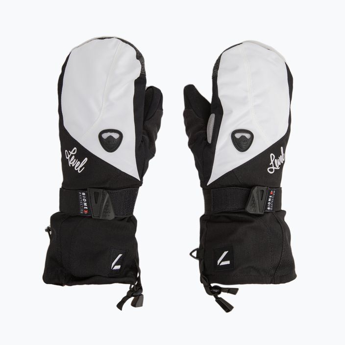 Γυναικεία γάντια snowboarding Level Butterfly Mitt μαύρο και λευκό 1041 3