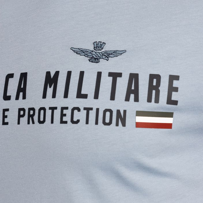 Ανδρικό μπλουζάκι Aeronautica Militare Heritage γαλάζιο T-shirt 3