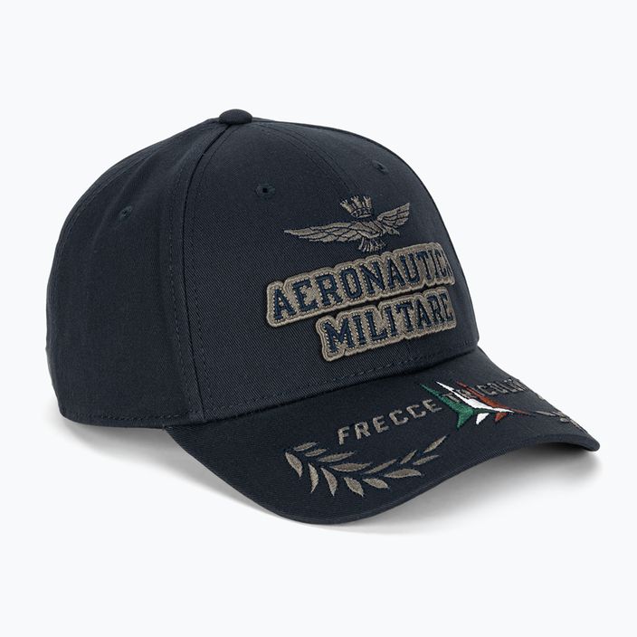 Ανδρικό καπέλο μπέιζμπολ Aeronautica Militare Embossed Embroidery blue navy