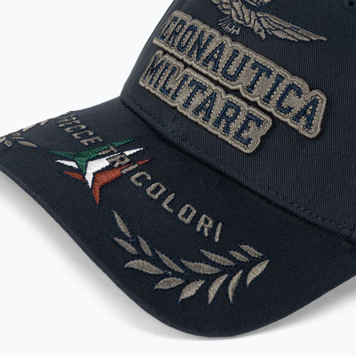 Ανδρικό καπέλο μπέιζμπολ Aeronautica Militare Embossed Embroidery blue navy 3