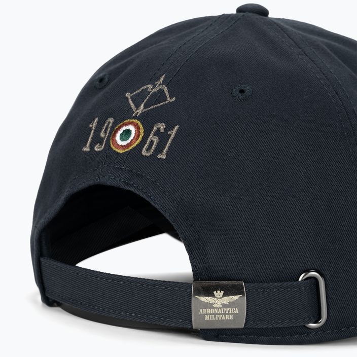 Ανδρικό καπέλο μπέιζμπολ Aeronautica Militare Embossed Embroidery blue navy 4