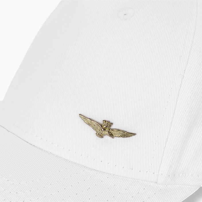 Ανδρικό Aeronautica Militare Basic με μεταλλικό αετό off white καπέλο μπέιζμπολ 3