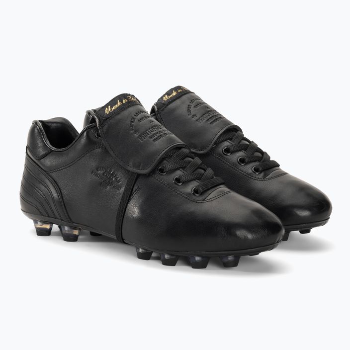 Pantofola d'Oro ανδρικά ποδοσφαιρικά παπούτσια Lazzarini Tongue nero 4