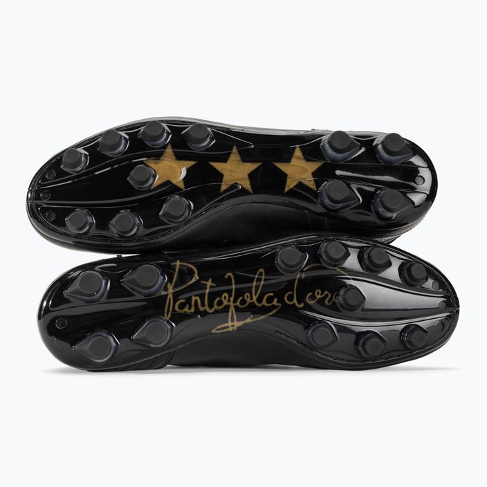 Pantofola d'Oro ανδρικά ποδοσφαιρικά παπούτσια Lazzarini Tongue nero 5