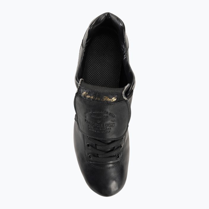 Pantofola d'Oro ανδρικά ποδοσφαιρικά παπούτσια Lazzarini Tongue nero 6