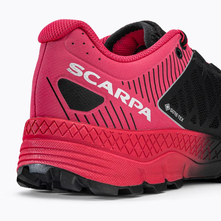 SCARPA Spin Ultra γυναικεία παπούτσια για τρέξιμο μαύρο/ροζ GTX 33072-202/1 10