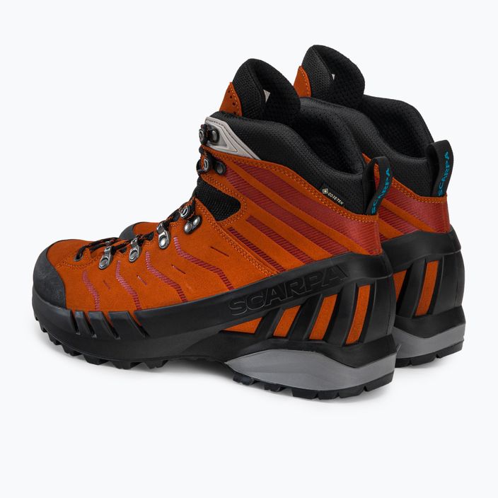 Ανδρικές μπότες πεζοπορίας SCARPA Cyclone S GTX πορτοκαλί 30031 3