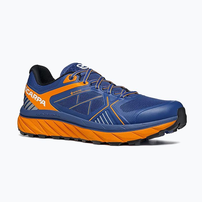 SCARPA Spin Infinity GTX ανδρικά παπούτσια για τρέξιμο μπλε-πορτοκαλί 33075-201/2 11