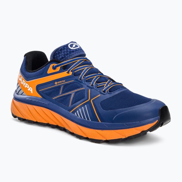 SCARPA Spin Infinity GTX ανδρικά παπούτσια για τρέξιμο μπλε-πορτοκαλί 33075-201/2