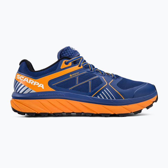 SCARPA Spin Infinity GTX ανδρικά παπούτσια για τρέξιμο μπλε-πορτοκαλί 33075-201/2 2
