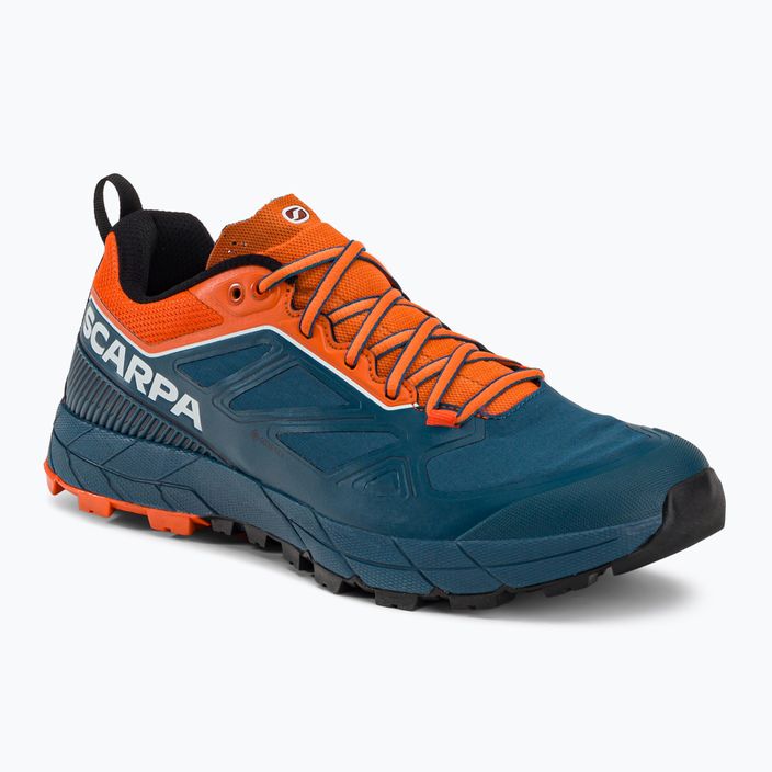 Ανδρικές μπότες πεζοπορίας SCARPA Rapid GTX navy blue-orange 72701