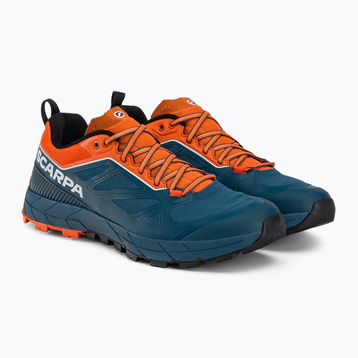 Ανδρικές μπότες πεζοπορίας SCARPA Rapid GTX navy blue-orange 72701 4