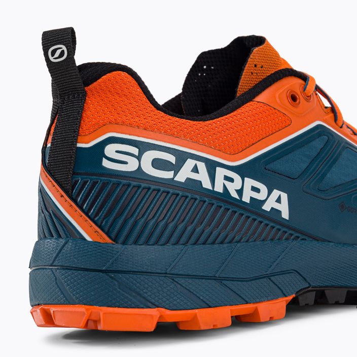 Ανδρικές μπότες πεζοπορίας SCARPA Rapid GTX navy blue-orange 72701 9