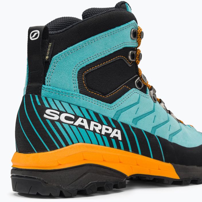 Γυναικείες μπότες πεζοπορίας SCARPA Mescalito TRK GTX τυρκουάζ-μαύρο 61050 8