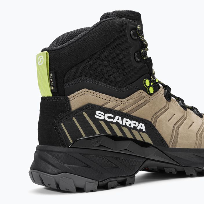 Γυναικείες μπότες πεζοπορίας SCARPA Rush Trk Pro GTX μπεζ/μαύρο 63139 8