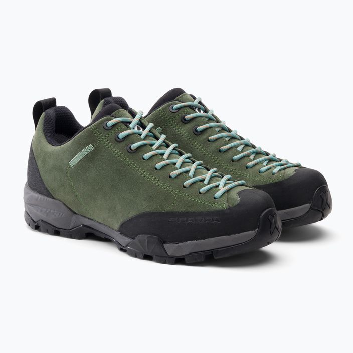 Γυναικείες μπότες πεζοπορίας SCARPA Mojito Trail πράσινο/μαύρο 63322 4